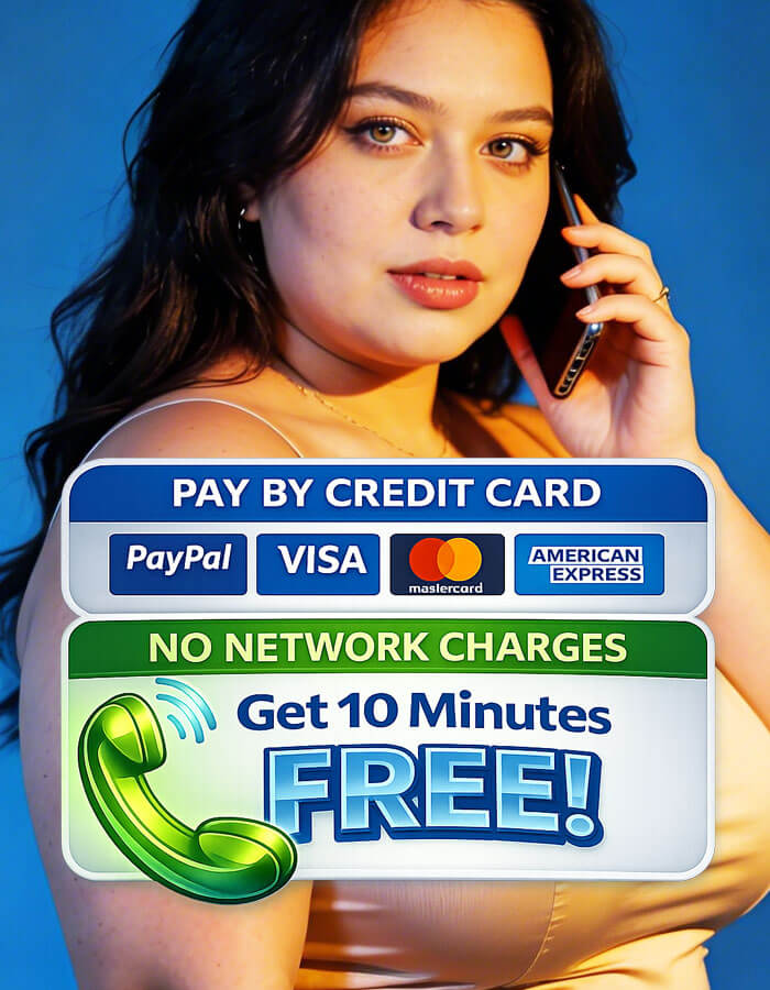 BBW credit card phone sex UK